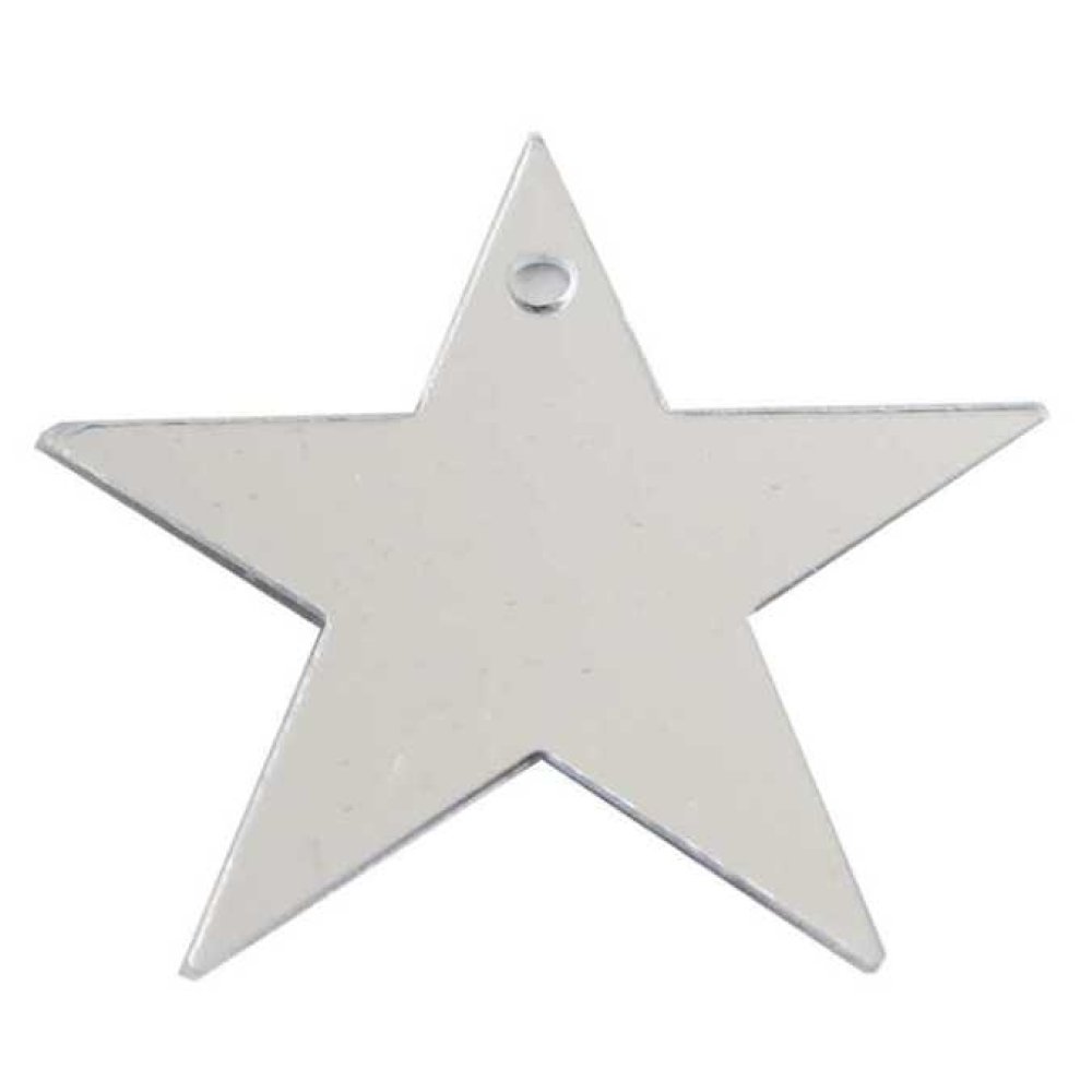 Wholesale Plastic Metallized Decoration Material Star