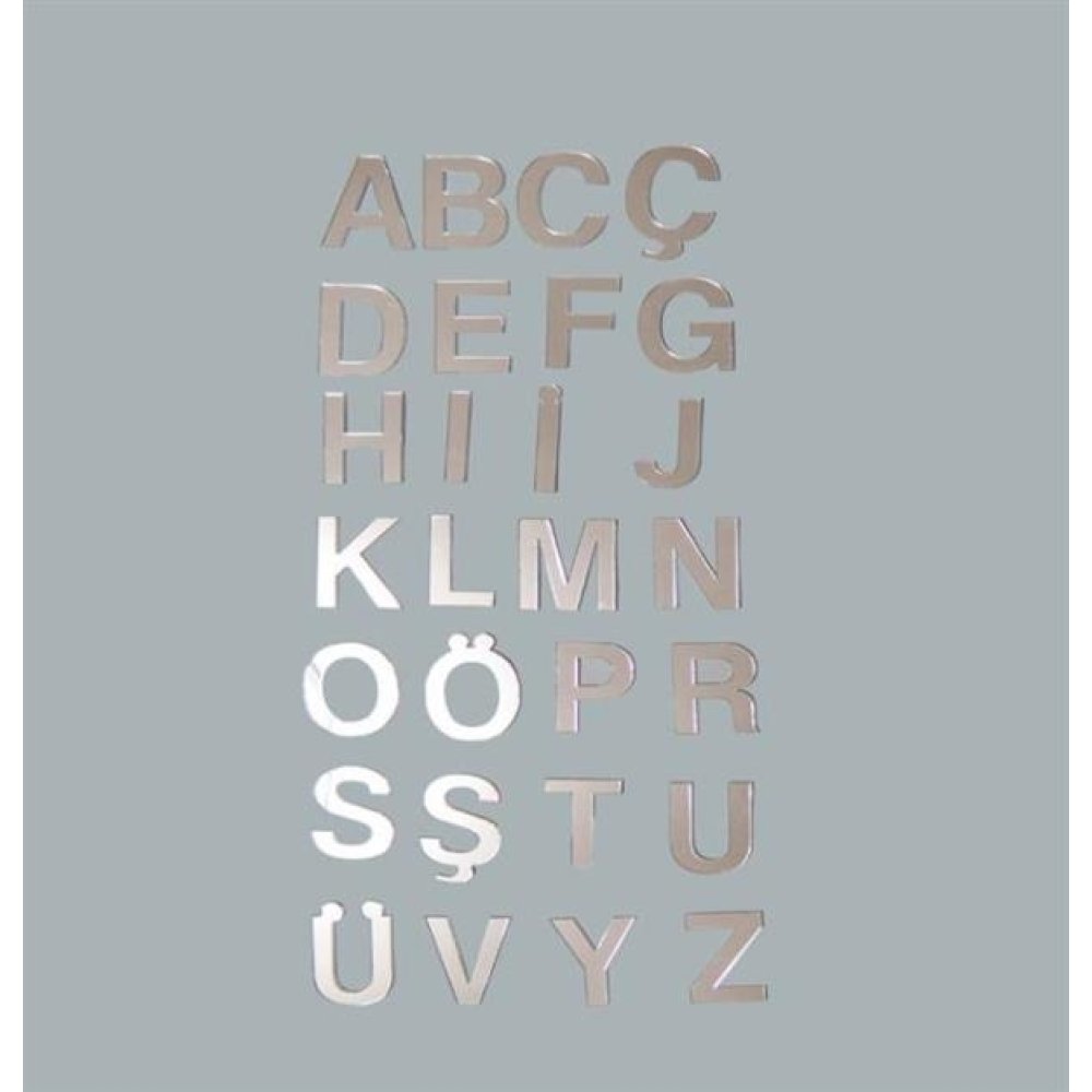 Wholesale Plexiglass Letter Shaped Mirror 25 Pieces