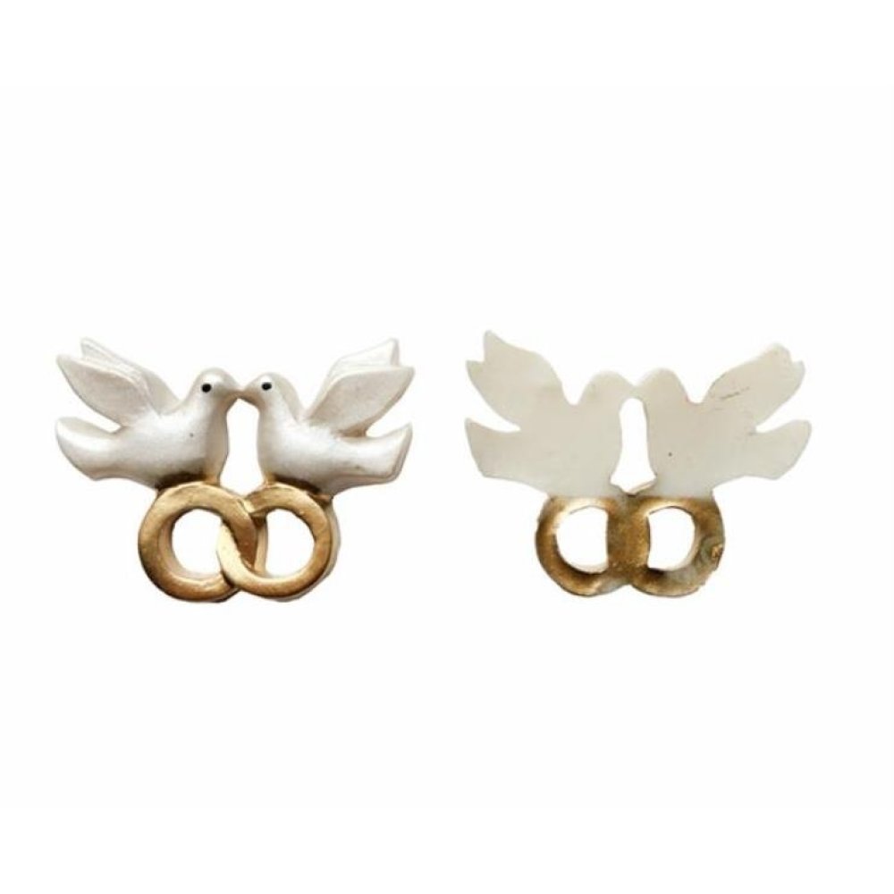 Wholesale Polyester Wedding Candy Supplies Ringed Bird Trinket