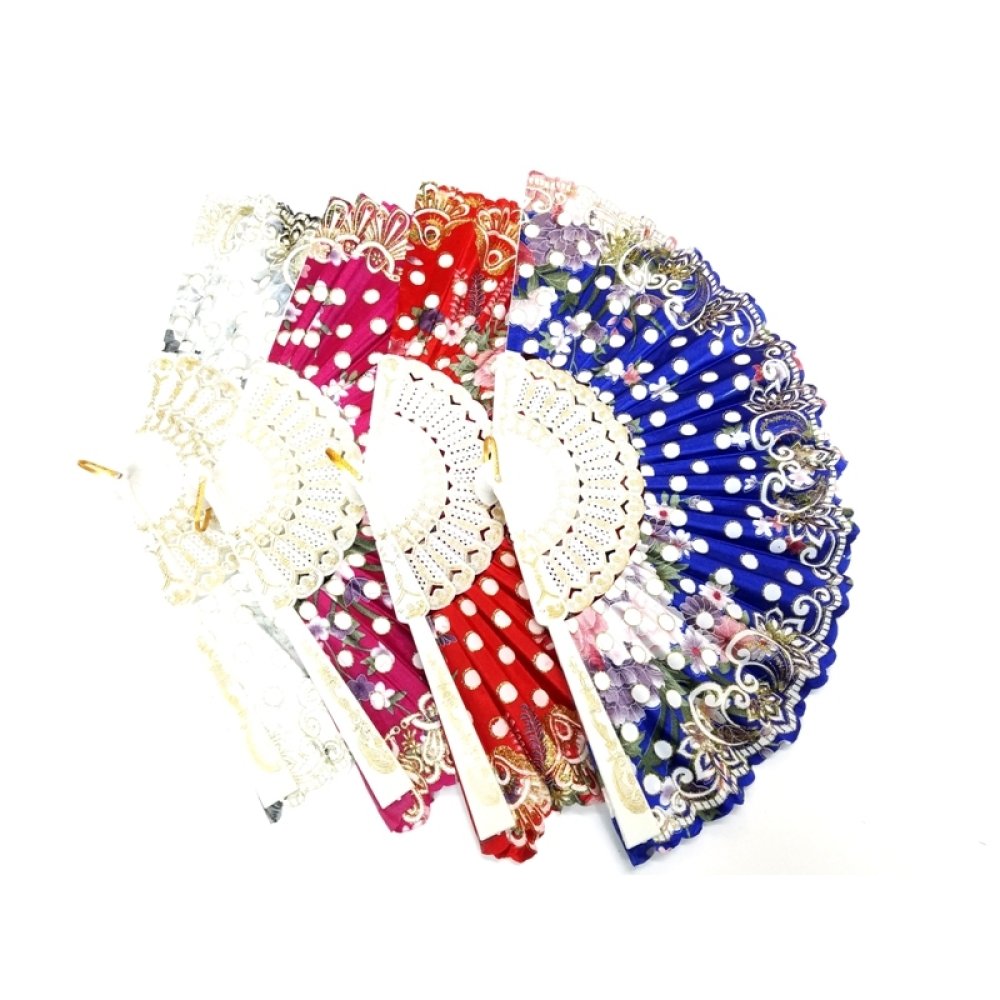 Wholesale Polka Dot Wedding Gift Fan