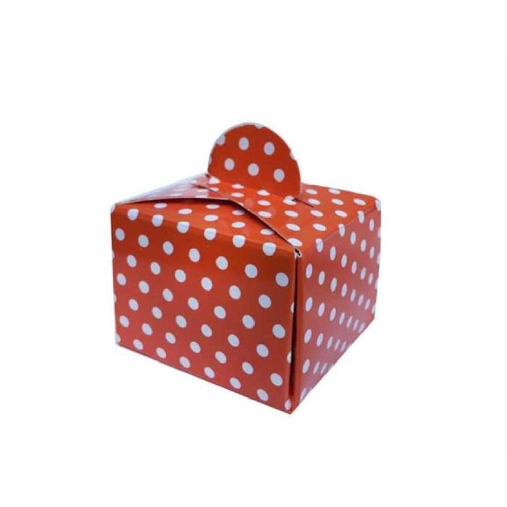 Wholesale Polka Dot Cardboard Box Delight Holder 50 pcs