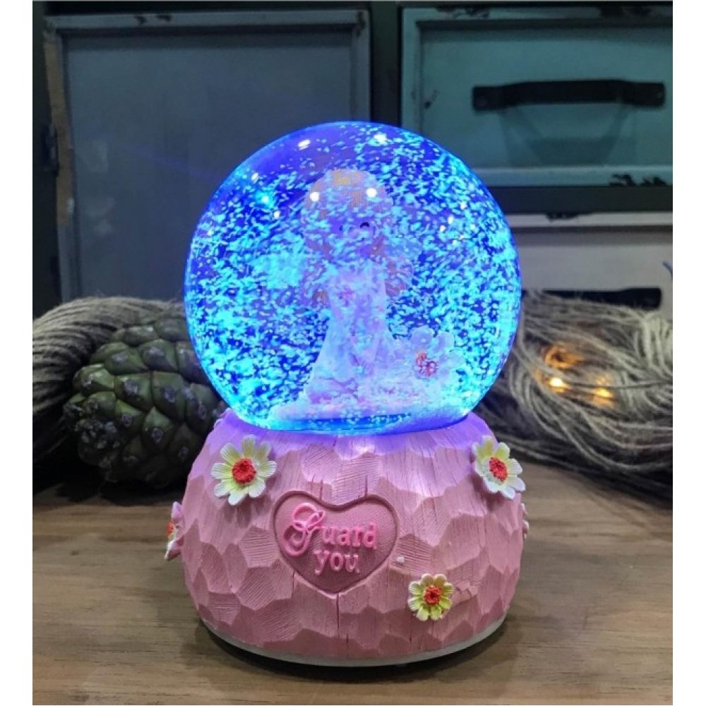 Wholesale Color Changing Snow Blower Fairy Snow Globe