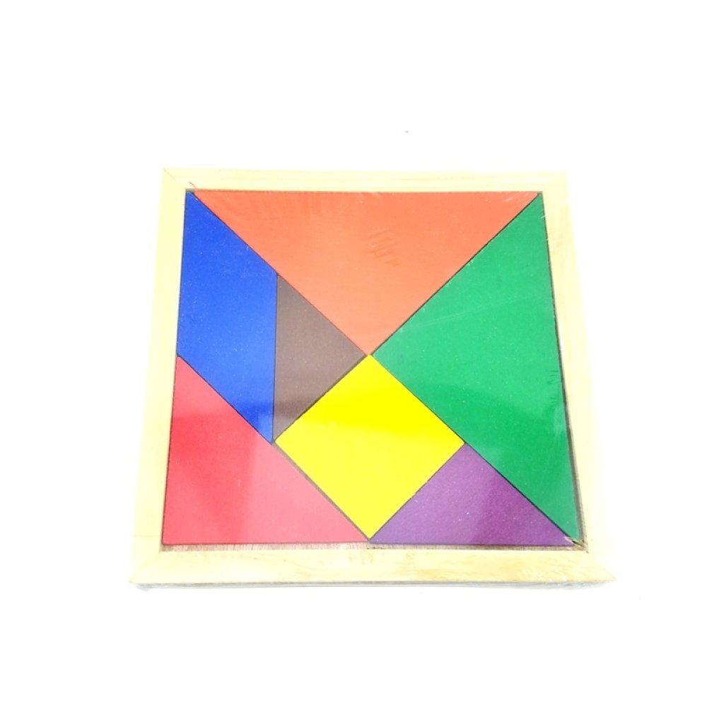 Wholesale Colorful Wood Tangram