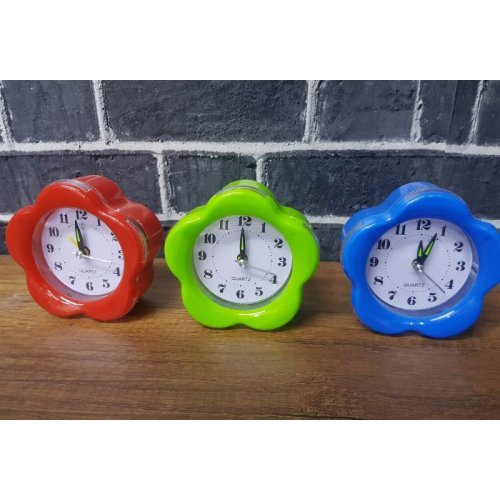 Wholesale Colorful Plastic Alarm Table Clock