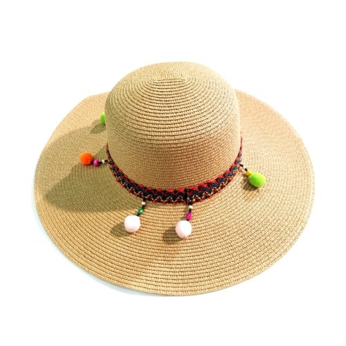 Wholesale Colorful Pompom Women's Summer Hats Types