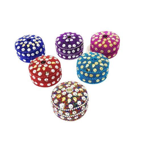 Wholesale Colorful Round Indian Box Wedding Candy Supplies no3