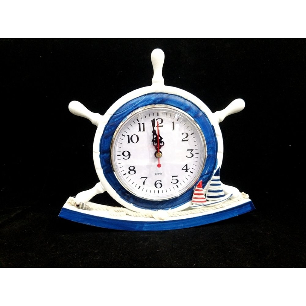 Wholesale Swinging Wooden Marine Rudder Clock