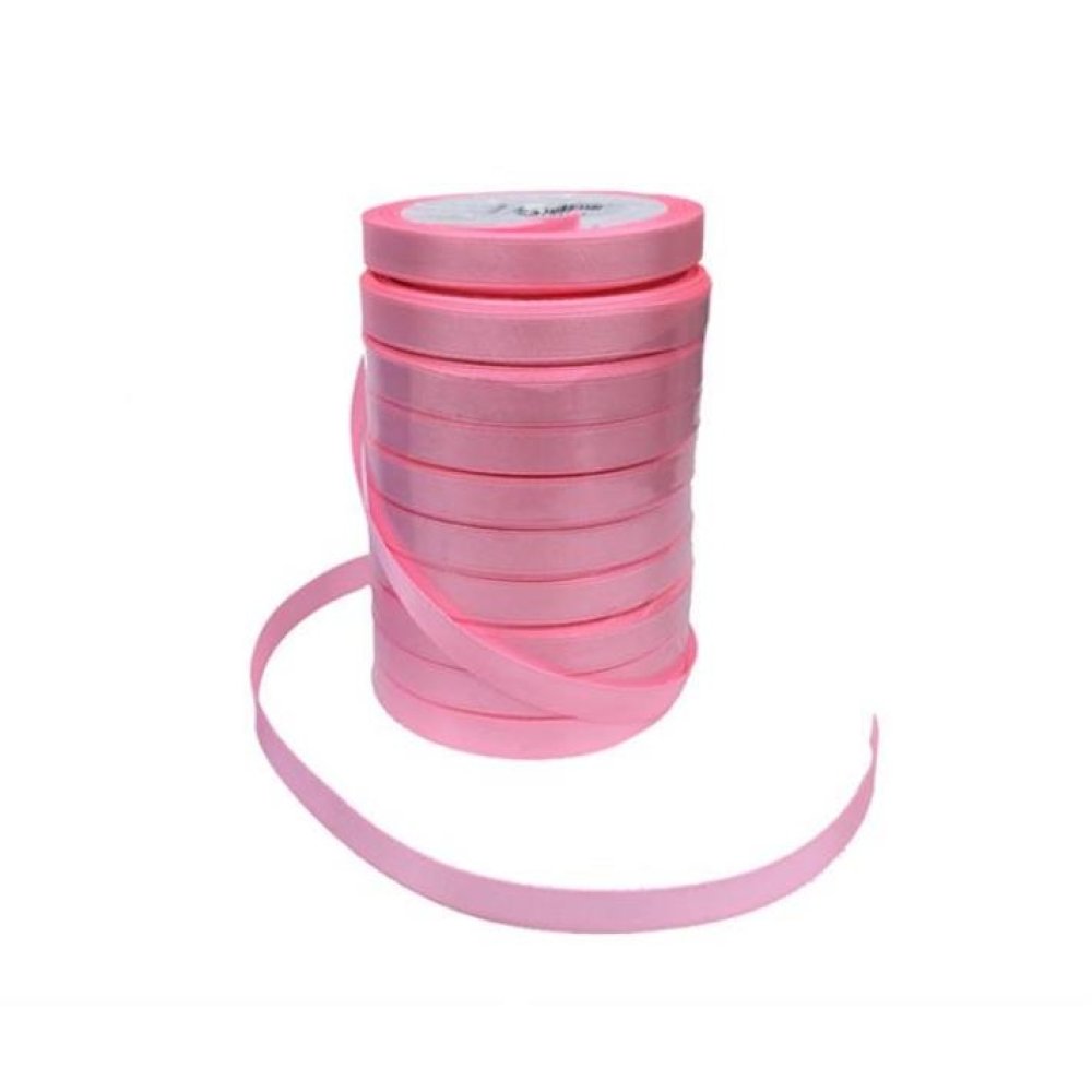 Wholesale Satin Pink Blue Ribbon 1 cm