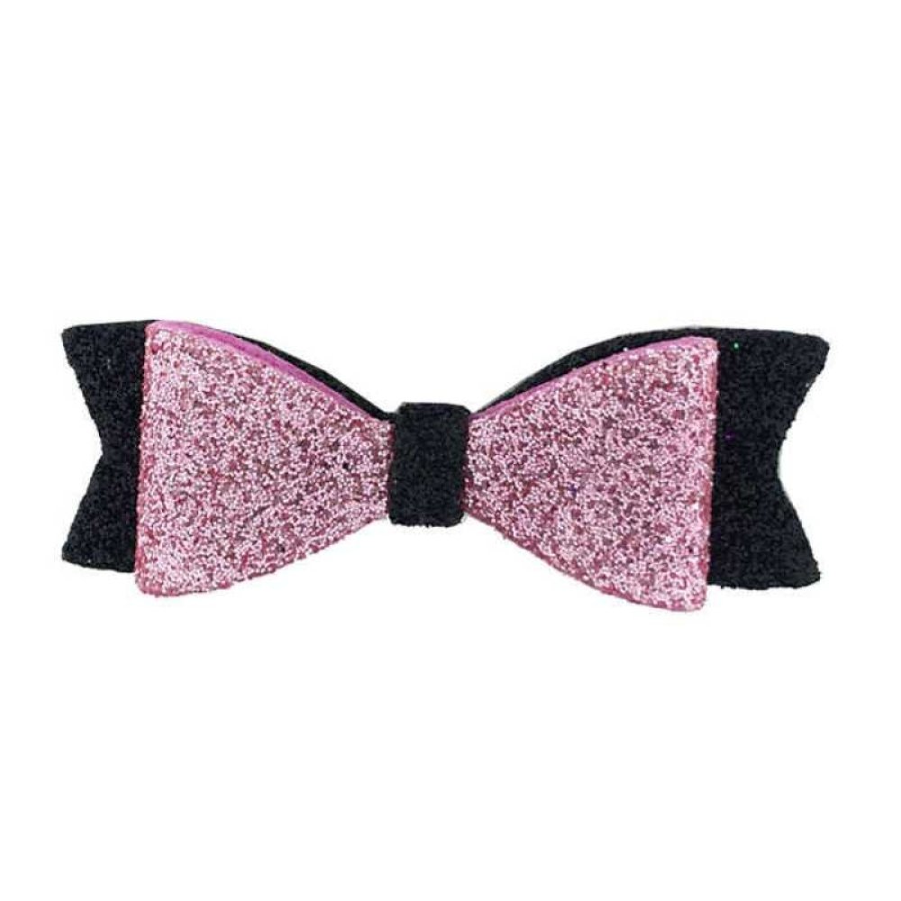 Wholesale Silvery Eva Small Bow 5x2 cm