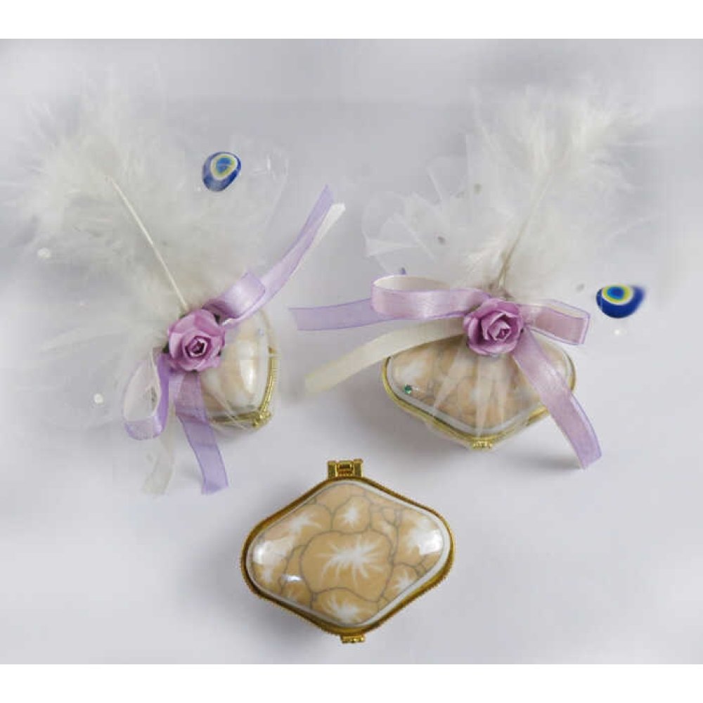 Wholesale Decorated Wedding Candy Ceramic Box 30 Pcs