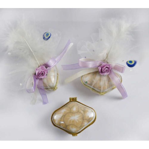 Wholesale Decorated Wedding Candy Ceramic Box 30 Pcs