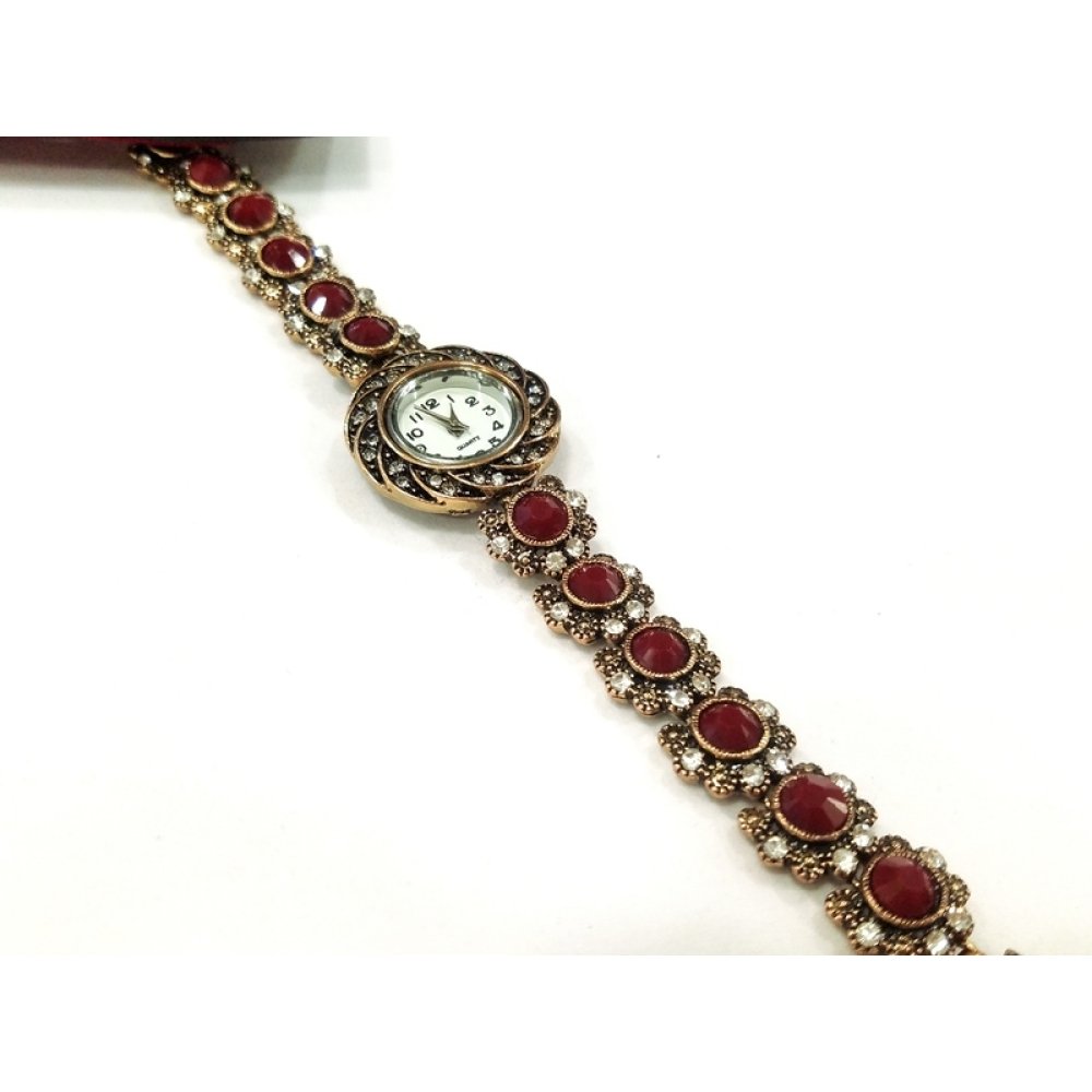 Wholesale Gemstone Authentic Bronze Women's Wristwatch