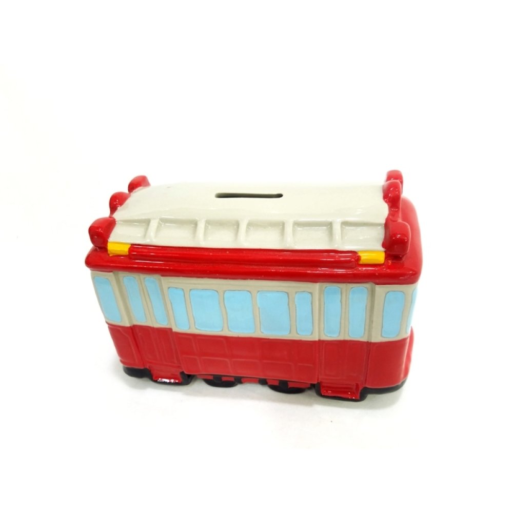 Wholesale Tram Taksim Ceramic Piggy Bank