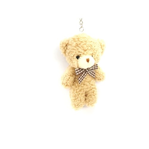Wholesale Furry Plush Bear Keychain