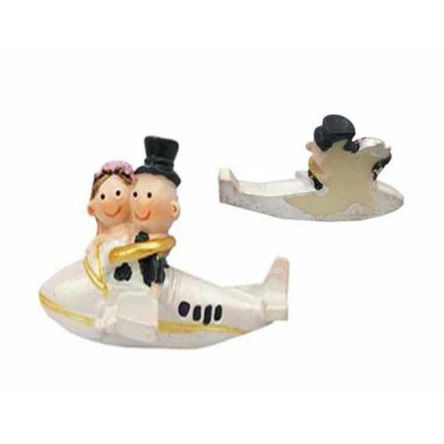 Wholesale Airplane Wedding Ring Bride Groom Wedding Candy Trinkets