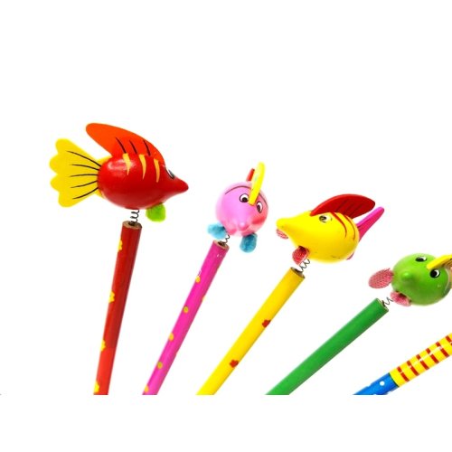 Wholesale Fish Pencil with Spring