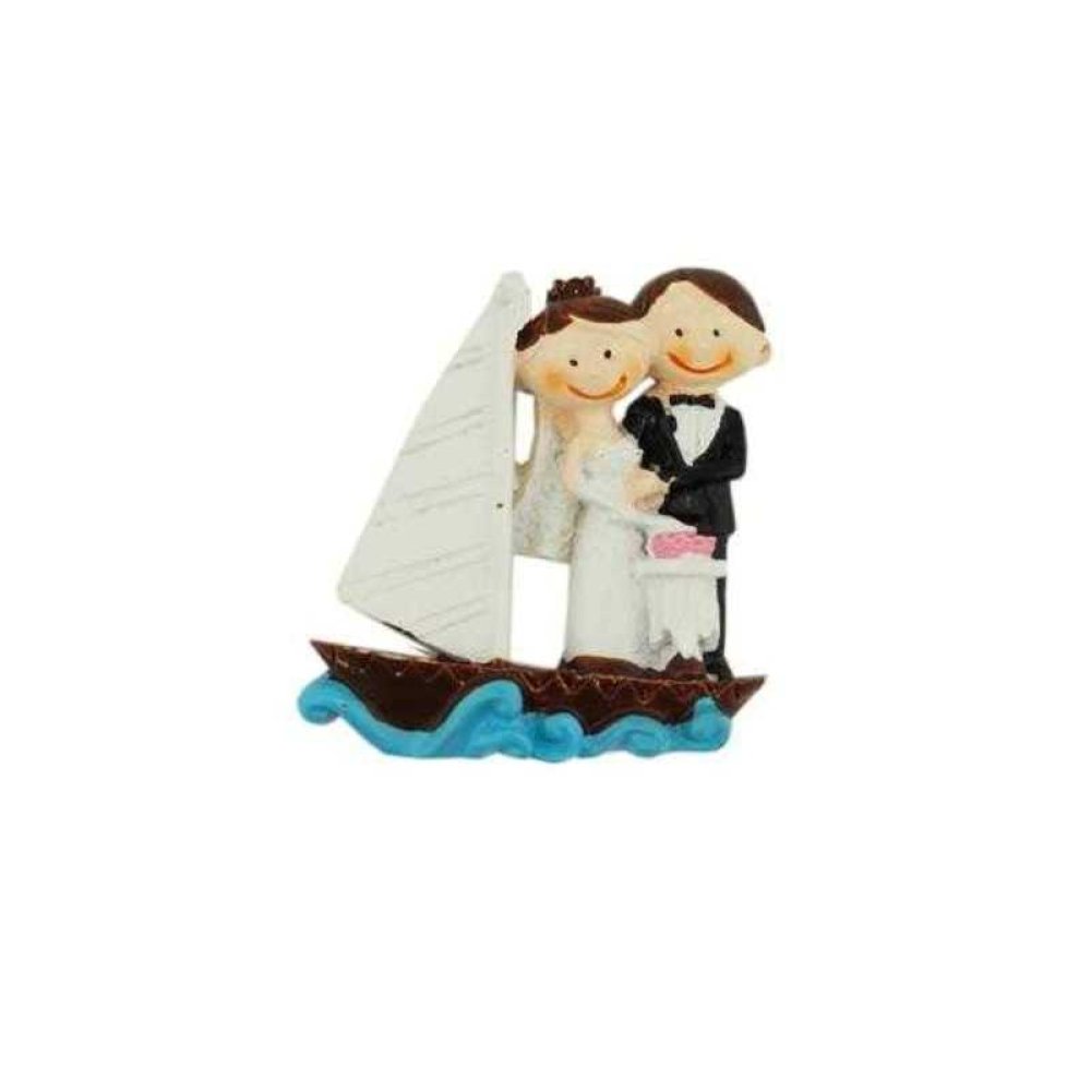 Wholesale Bride Groom Trinket On Sailboat Wedding Candy