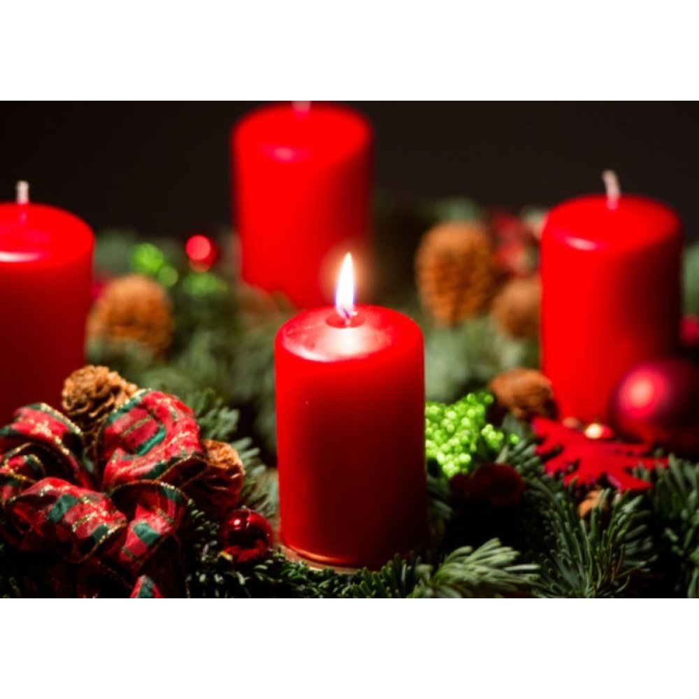 Wholesale Christmas Candle Diameter 8cm