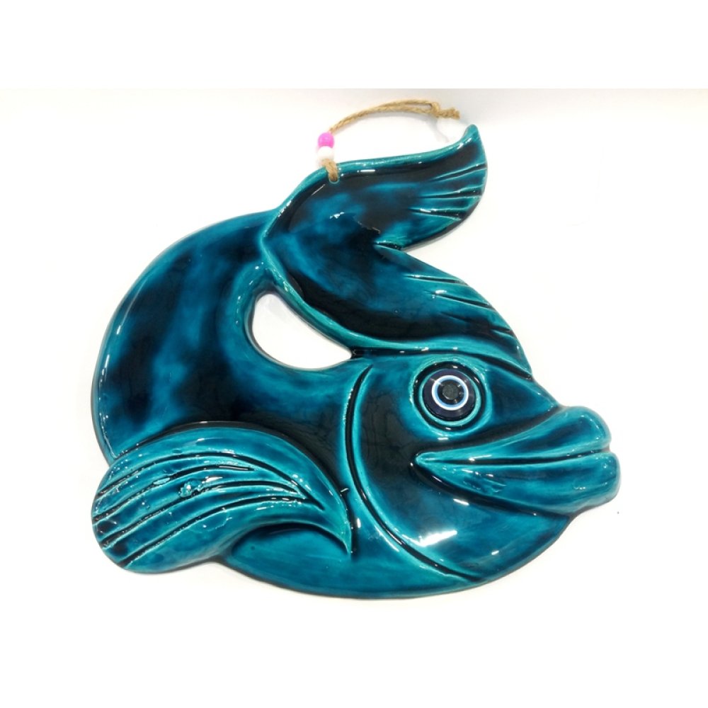 Turquoise Tile Embroidered Wall Ornament Types