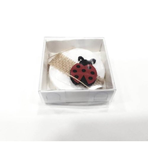 Ladybug Decorated Natural Soap