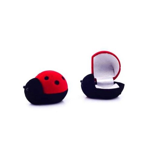 Ladybug Design Flocked Box