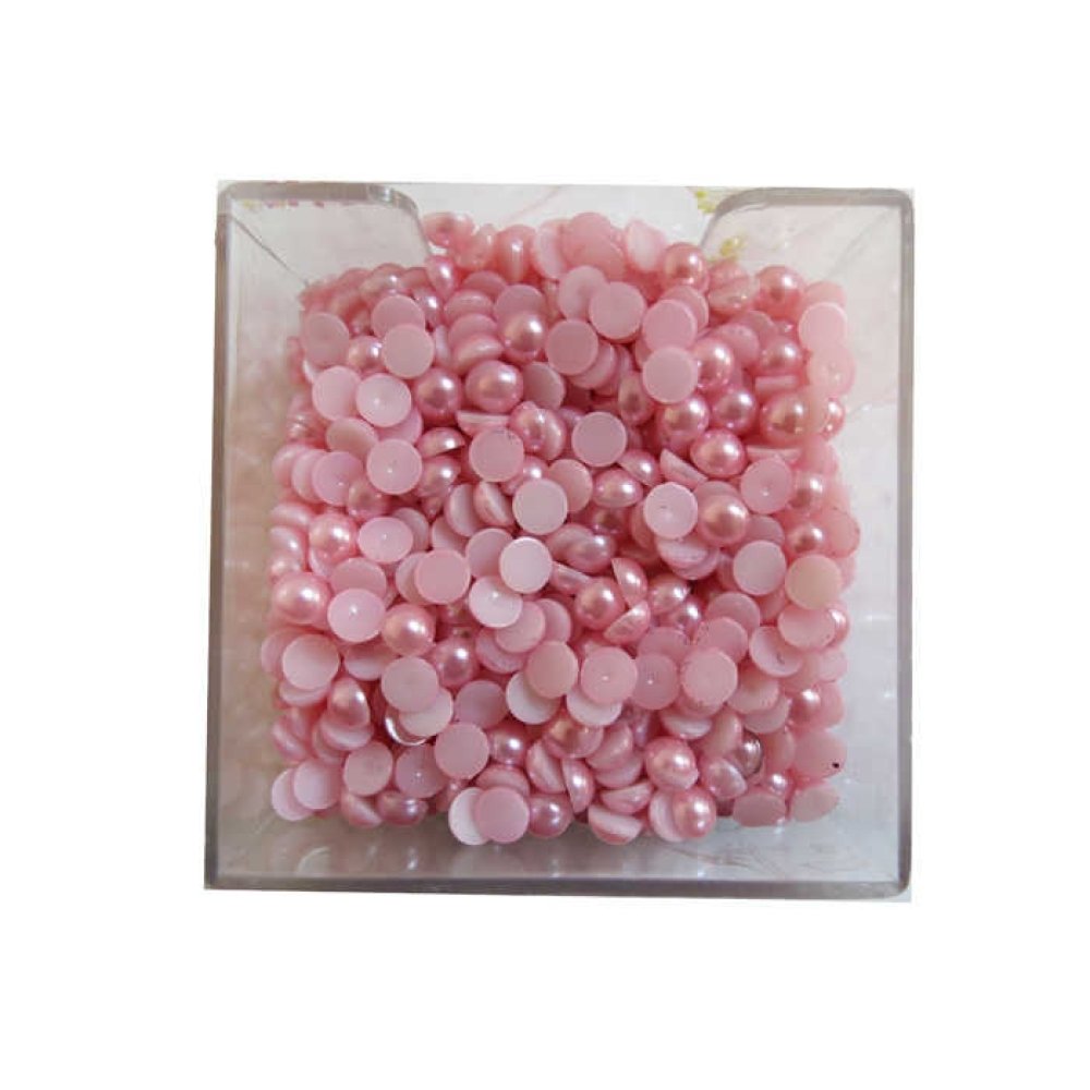Half Pearl Round Pink 12Mm Pk:680 Ad(250Gr)-80