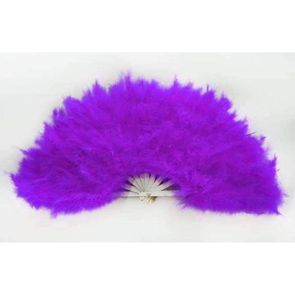 Fan Feather 65X35Cm Purple P:1